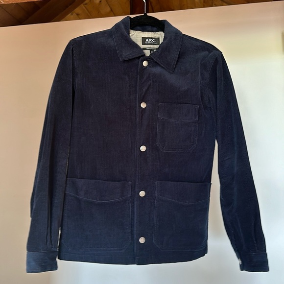 APC Julia Jacket-Navy - Picture 1 of 5